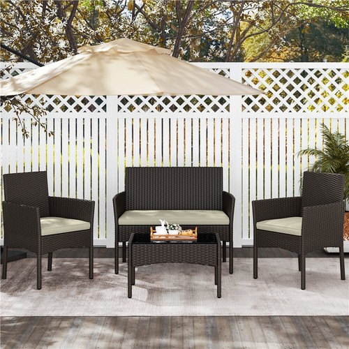 Set rattanmöbel aus - ,