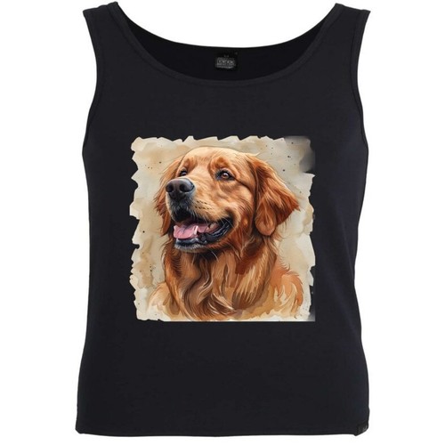 Tank top golden retriever - top,