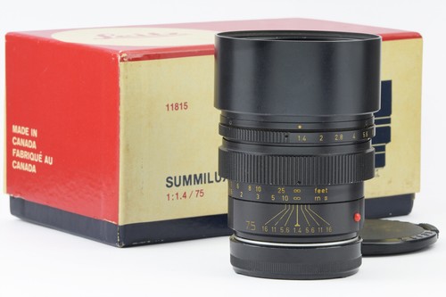 Leica summilux 75mm e60 - leica,