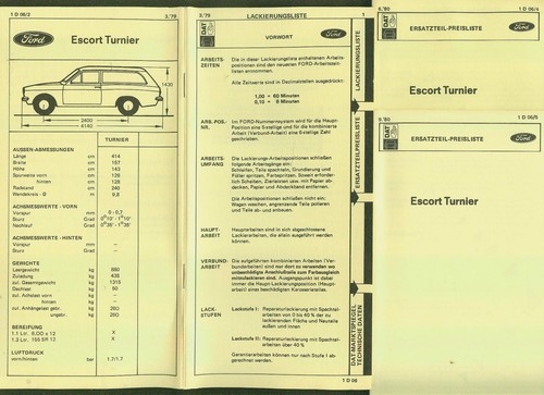 Ford escort turnier dat - ford,