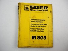 Eder 805 hydraulikbagger - 805,