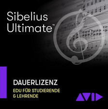 Sibelius Ultimate 7 Dauerlizenz EDU-Version f. Studierende & Lehrende *Avid