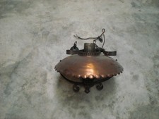 Alte Kupfer Lampe Kupferlampe Hängelampe Kellerfund Nachlass