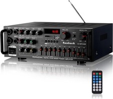 2000W bluetooth Verstärker Vollverstärker HiFi Stereo Amplifier Digital FM Neu