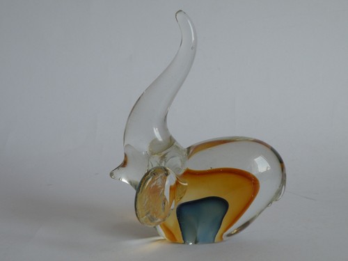 Murano elefant glas - elefant,