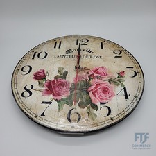 Stille Holz Wanduhr 30cm Modern Wohnzimmer Deko Leise