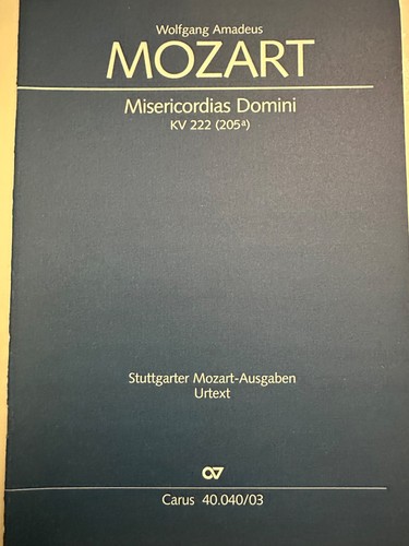 Mozart misericordias - w.a.mozart,,