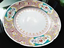 Utzschneider & Cie Sarreguemines &Digoin Teller 1860 - 1915 Porzellan rar antik