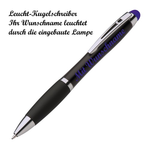 Touchpen leucht kugelschreiber - touchpen, leucht-kugelschreiber