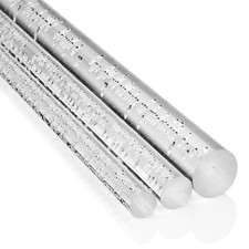 Rundstab aus glasklarem