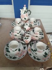 Villeroy Boch Wildrose Kaffeegeschirr für 6 Personen Sehr Gut Erhalten