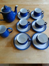 Denby Teeservice Imperial Blau