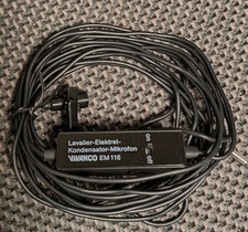 Vivanco EM 116 Ansteck Mikrofon Lavaliermikrophon 