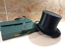 Zylinder Klapphut Hut Antik Alt Beste Marke Mit Schachtel
