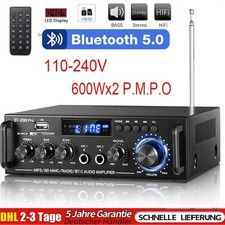 600W 2-KANAL Bluetooth Stereo