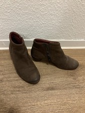 Ecco Genuine Leather   Ankle Boots 39 Leder braun