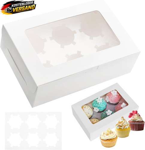 Stück cupcake transportbox - 12,