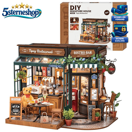 Miniatur haus bastelset tipsy - haus,
