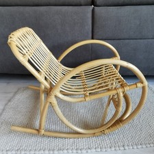 Vintage Schaukelstuhl für Kinder/Puppen
