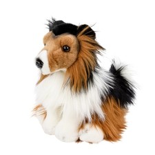 Kuscheltier Collie sitzend