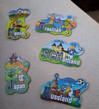 5 Länder-Magnete von