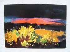 Postkarte Ansichtskarte Sammlung Kunst Gemälde Siegward Sprotte Stachelginster