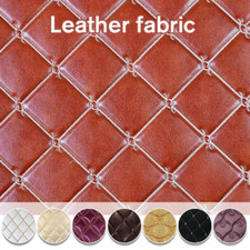 Bestickt Kunstleder Stoff Dick