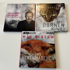 3x Max Bentow Hörbücher - Hexenmädchen / Das Dornenkind / Die Puppenmacherin