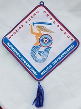 Drogowego Police antique commercial flag from Poland