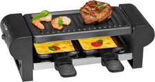 Clatronic® Raclette 2 Personen | Mini Raclette mit ca. 20,5 x 10,5 cm, 350W 