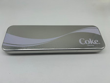 Stiftebox von Coca Cola silber