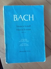 J. S. Bach Messe in H-Moll Klavierauszug Bärenreiter Urtext BWV 232