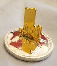 9/11 3D Stand Up Silbermünze Americana 11. September 2001 Twin Towers New York