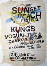 SUNSET BEACH FESTIVAL - 2017 - Concert - Moguai - Phil Fuldner - Poster - Halter