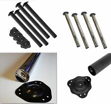 Tischbeine Möbelfuß Ø 60 mm Tischbein Höheverstellbar Schreibtischfüße Stellfuß