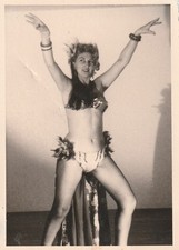 Vintage Foto Schöne Frau im Bikini Mode  Momentaufnahme 40er Jahre-5