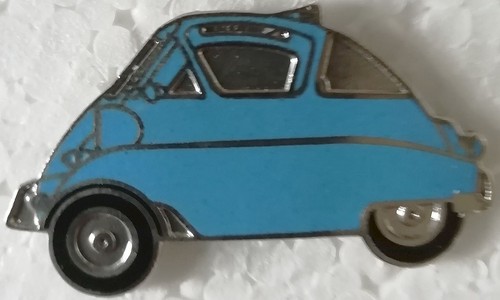 Bmw isetta pin - bmw, blau