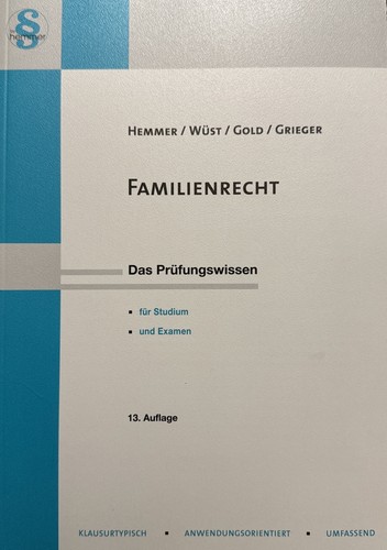 Familienrecht skripten - familienrecht, (skripten