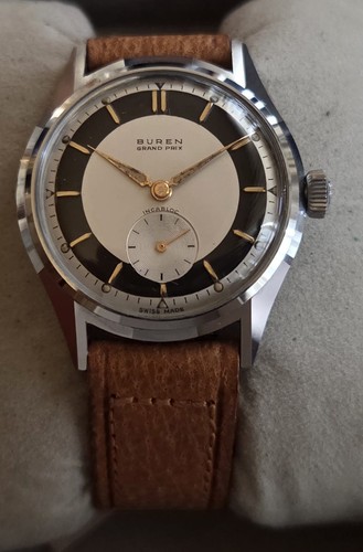 Vintage armbanduhr buren grand - armbanduhr,