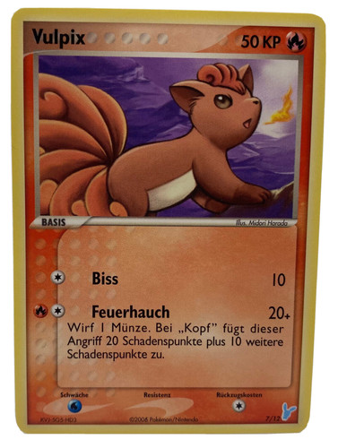 Pokemon vulpix de - 7/12,