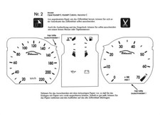 BMS Racing Tachofolie weiß