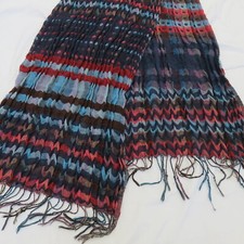 LANGER WINTERSCHAL BLAU &