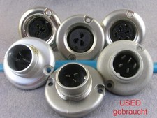 1 Stk gebrauchter Stecker Dose Einbau Bauform "Groß Tuchel" 3 o. 5 Pol#GrTuE_Gbr