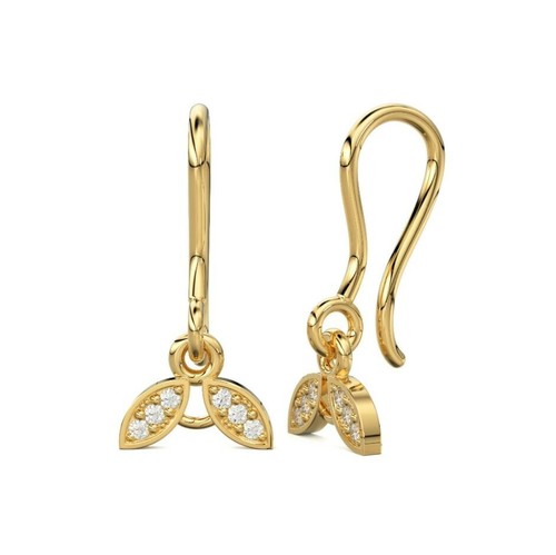 Dual blatt diamant 14k - dual,