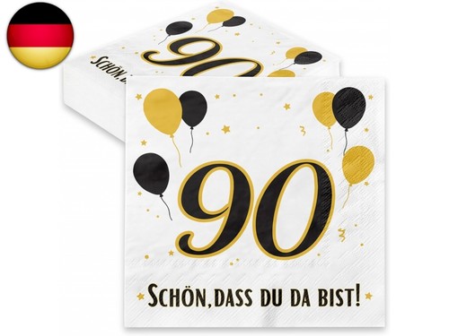 30x servietten geburtstag - 30x,