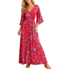 Aniston Damen Kleid Maxikleid