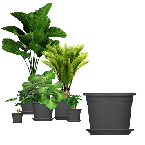 Blumentopf pflanzkübel - 5x,