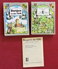 Burgen in der DDR Kartenspiel