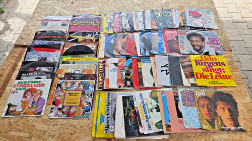 106stk singles platten - 106stk., platten/vinyl