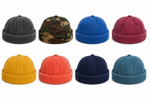 Vintage docker cap brimless - cap,